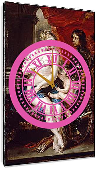 Часы картина - Venus Mars and Cupid. Питер Пауль Рубенс