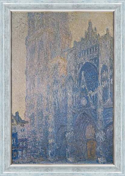 Картина в раме - The Rouen Cathedral. Клод Моне