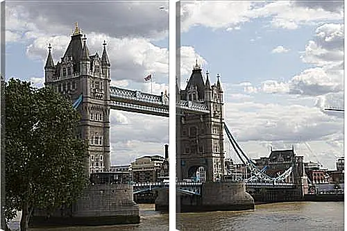 Модульная картина - london bridge - лондонский мост