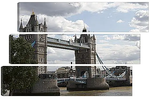 Модульная картина - london bridge - лондонский мост