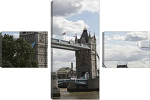 Модульная картина - london bridge - лондонский мост