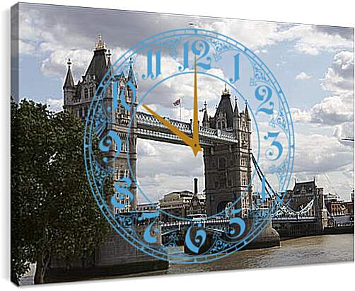 Часы картина - london bridge - лондонский мост