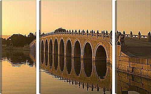 Модульная картина - The Marco Polo Bridge - Мост Марко Поло