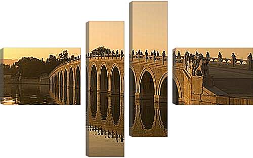 Модульная картина - The Marco Polo Bridge - Мост Марко Поло