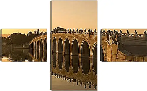 Модульная картина - The Marco Polo Bridge - Мост Марко Поло