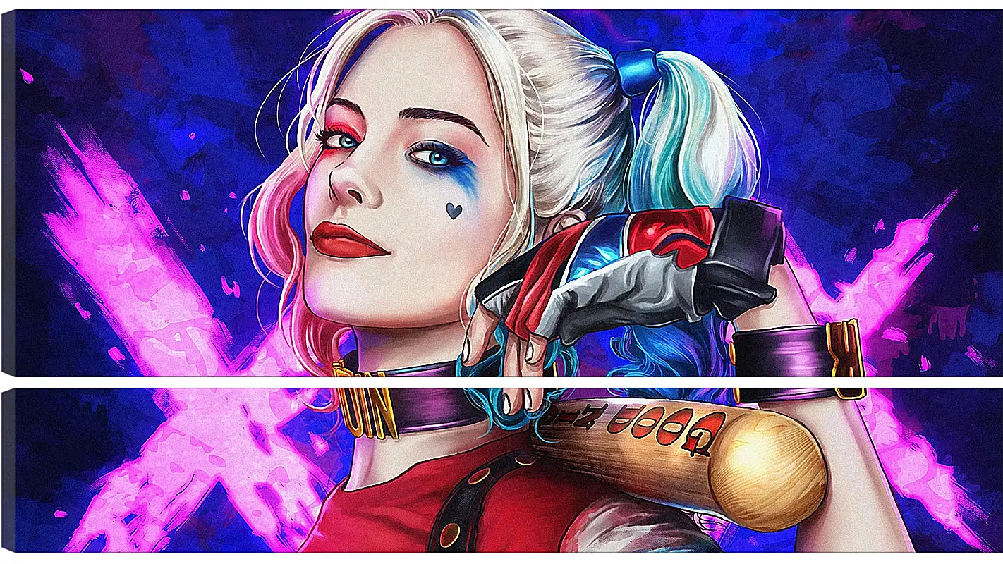 Модульная картина - Харли Квинн (Harley Quinn), Марго Робби