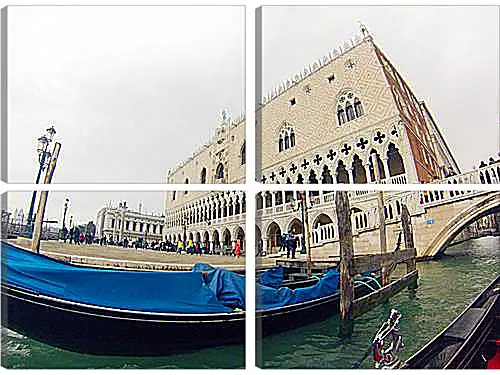 Модульная картина - Doges Palace in Venice - Дворец Дожей в Венеции