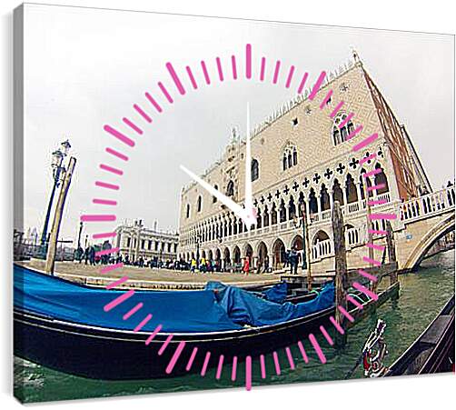 Часы картина - Doges Palace in Venice - Дворец Дожей в Венеции