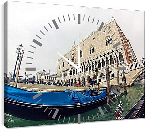 Часы картина - Doges Palace in Venice - Дворец Дожей в Венеции