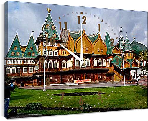 Часы картина - Коломенское Дворец царя Алексея Михайловича