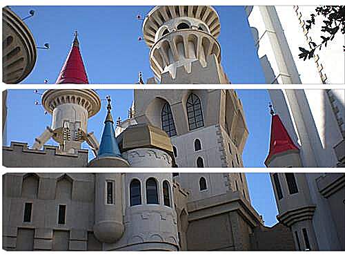 Модульная картина - Hotel Excalibur in Las Vegas - Отель Экскалибур в Лас Вегасе