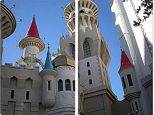 Модульная картина - Hotel Excalibur in Las Vegas - Отель Экскалибур в Лас Вегасе