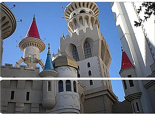 Модульная картина - Hotel Excalibur in Las Vegas - Отель Экскалибур в Лас Вегасе