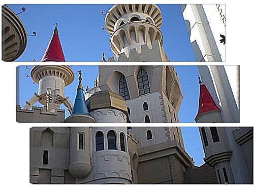 Модульная картина - Hotel Excalibur in Las Vegas - Отель Экскалибур в Лас Вегасе