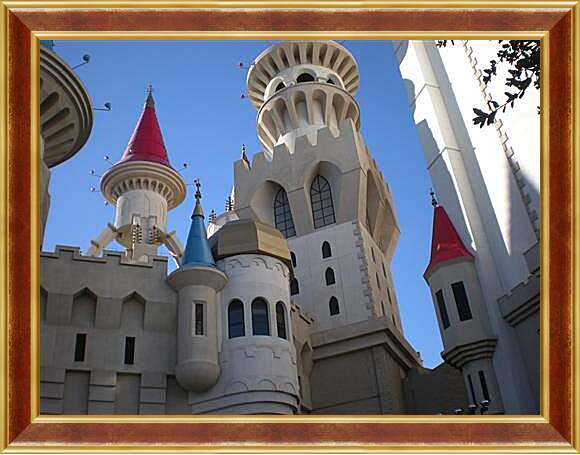Картина в раме - Hotel Excalibur in Las Vegas - Отель Экскалибур в Лас Вегасе