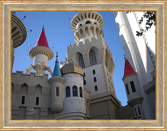 Картина в раме - Hotel Excalibur in Las Vegas - Отель Экскалибур в Лас Вегасе