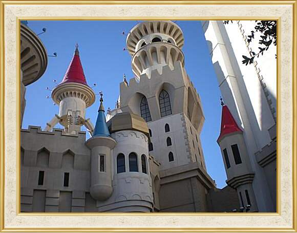 Картина в раме - Hotel Excalibur in Las Vegas - Отель Экскалибур в Лас Вегасе