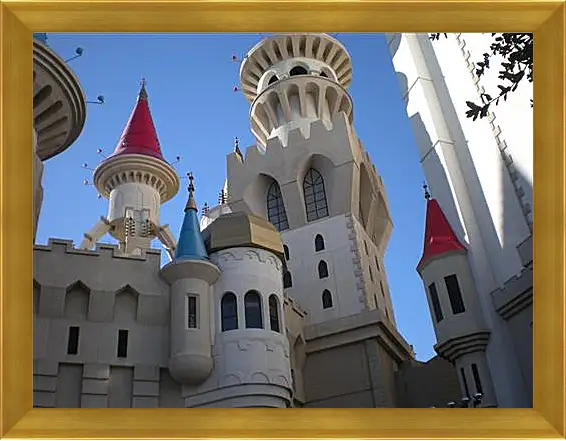 Картина в раме - Hotel Excalibur in Las Vegas - Отель Экскалибур в Лас Вегасе