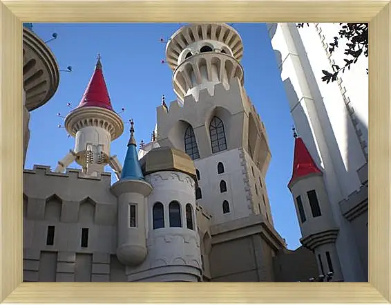 Картина в раме - Hotel Excalibur in Las Vegas - Отель Экскалибур в Лас Вегасе