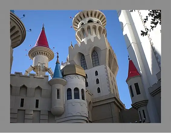 Картина в раме - Hotel Excalibur in Las Vegas - Отель Экскалибур в Лас Вегасе