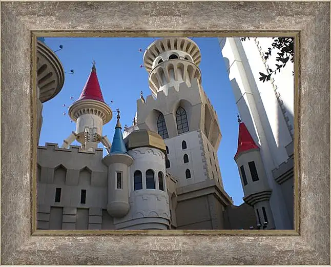 Картина в раме - Hotel Excalibur in Las Vegas - Отель Экскалибур в Лас Вегасе