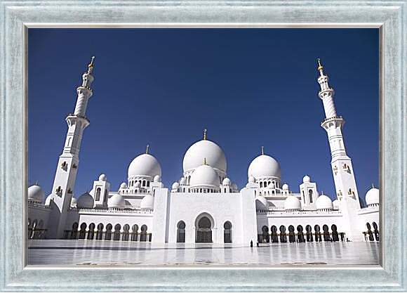 Картина в раме - Мечеть шейха Зайда. ОАЭ