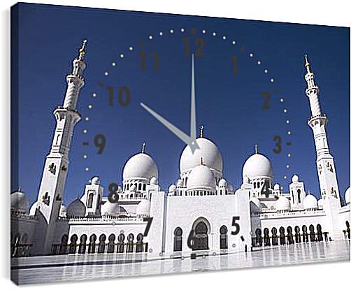 Часы картина - Мечеть шейха Зайда. ОАЭ
