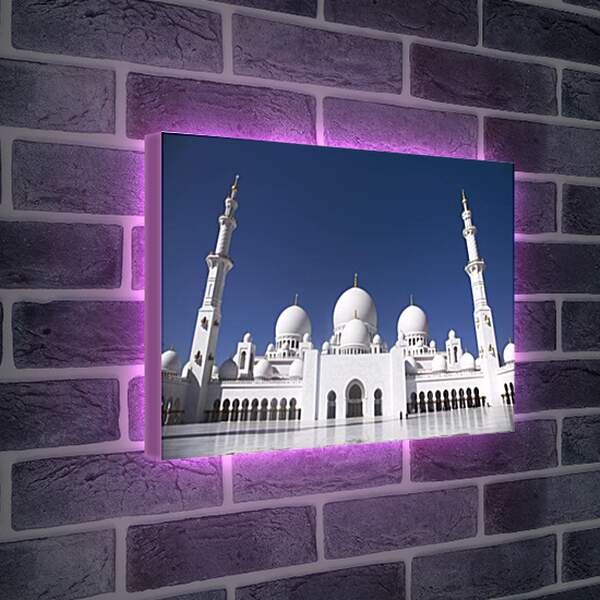 Лайтбокс световая панель - Мечеть шейха Зайда. ОАЭ