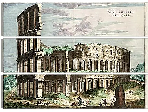 Модульная картина - Колизей в Риме. Италия.