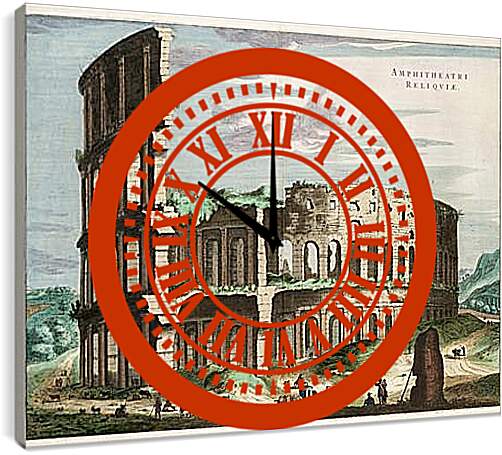 Часы картина - Колизей в Риме. Италия.