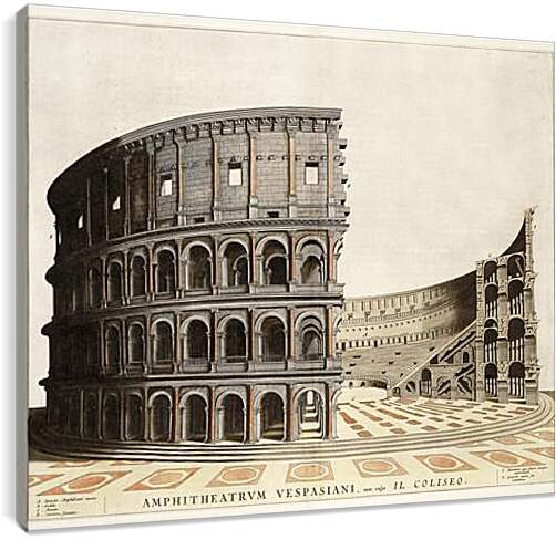 Постер и плакат - Колизей в Риме. Италия.