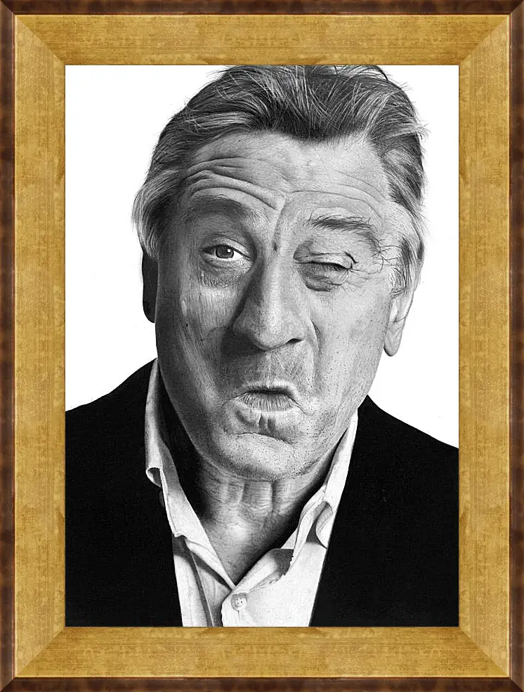 Картина в раме - Роберт Де Ниро. Robert De Niro