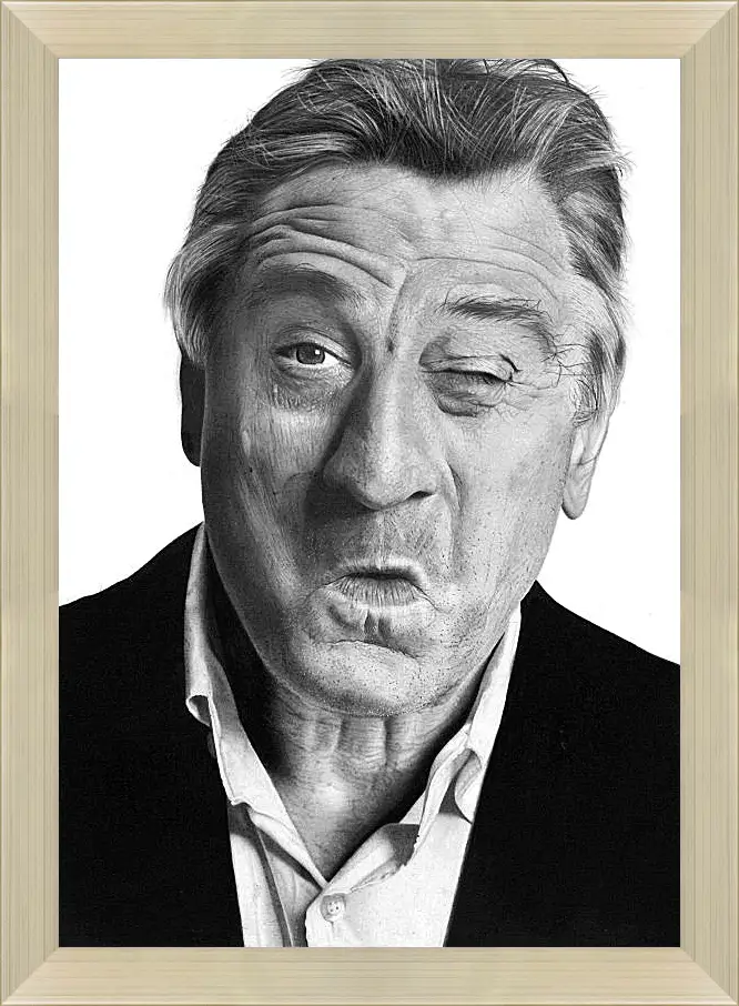 Картина в раме - Роберт Де Ниро. Robert De Niro