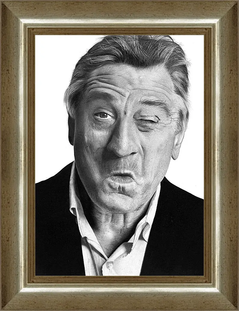 Картина в раме - Роберт Де Ниро. Robert De Niro
