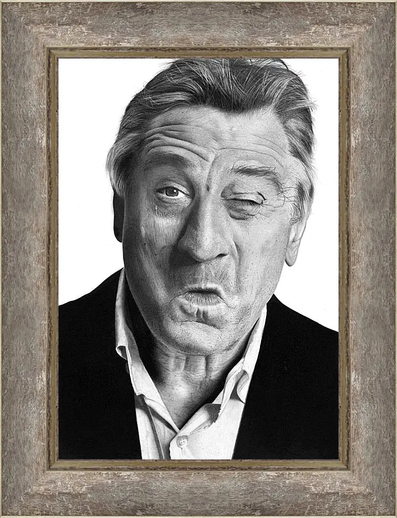 Картина в раме - Роберт Де Ниро. Robert De Niro