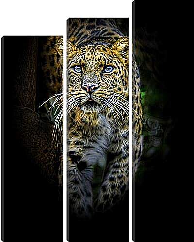 Модульная картина - леопард