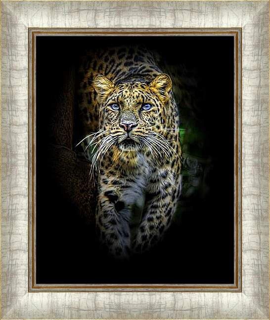 Картина в раме - леопард