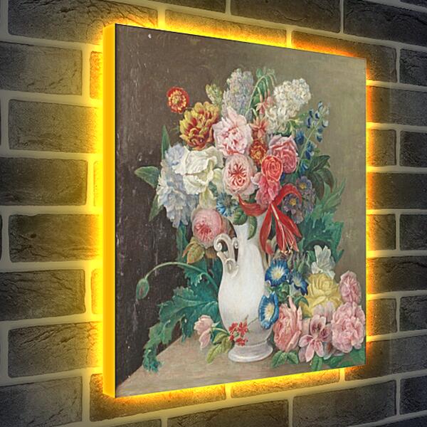 Лайтбокс световая панель - Ваза с цветами