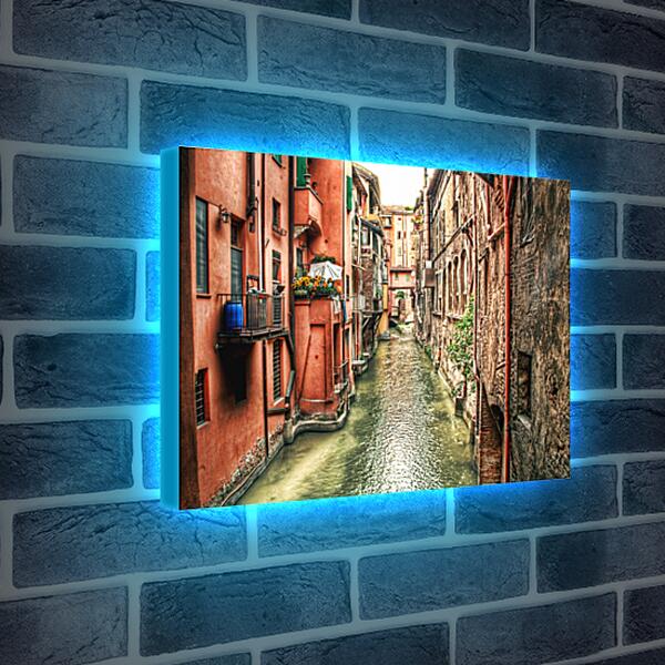 Лайтбокс световая панель - Маленький канал. Италия.