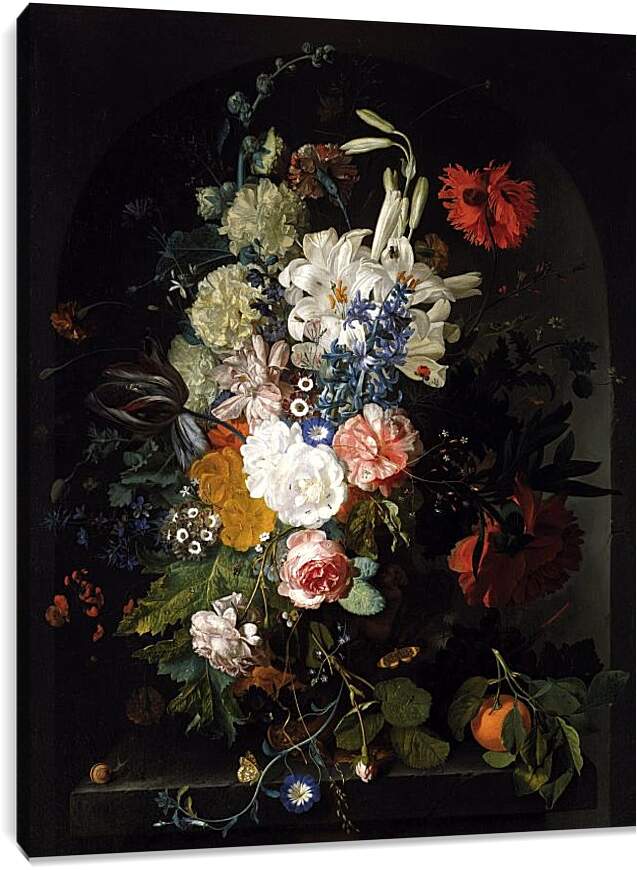 Постер и плакат - Букет цветов. Ян ван Хёйсум