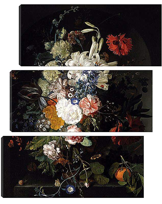 Модульная картина - Букет цветов. Ян ван Хёйсум