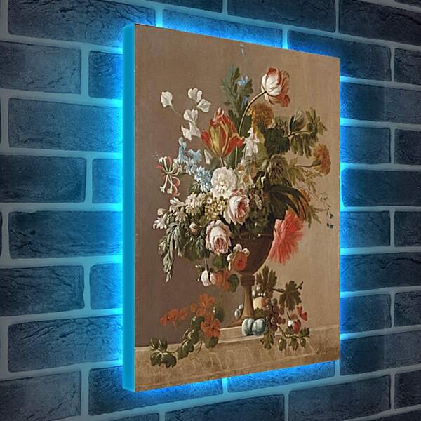 Лайтбокс световая панель - Ваза с цветами. Ян ван Хёйсум