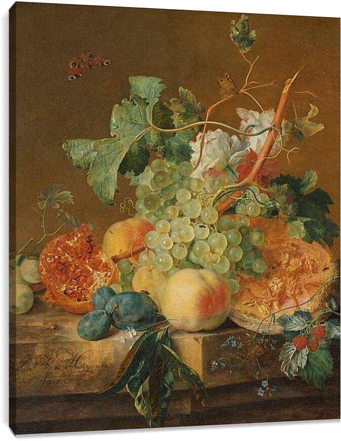 Постер и плакат - Натюрморт с фруктами. Ян ван Хёйсум