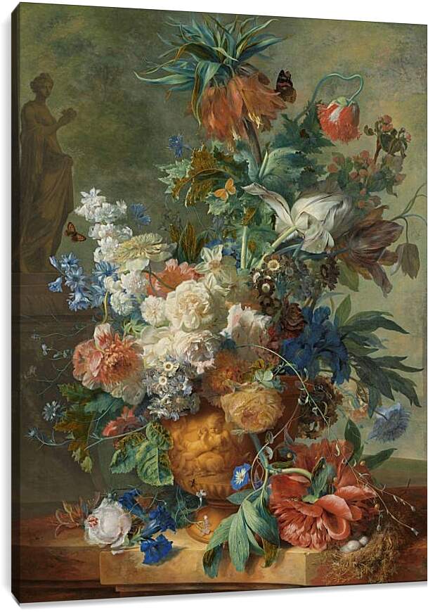Постер и плакат - Натюрморт с цветами. Ян ван Хёйсум