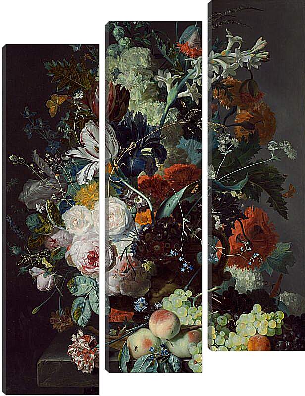 Модульная картина - Цветочный букет. Ян ван Хёйсум