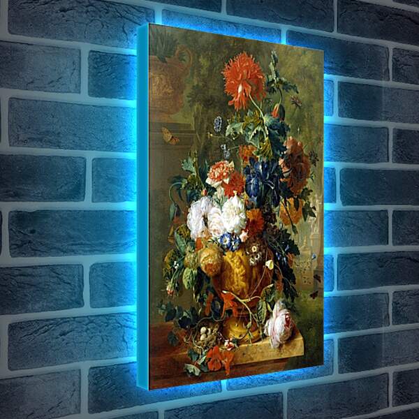 Лайтбокс световая панель - Цветы. Ян ван Хёйсум