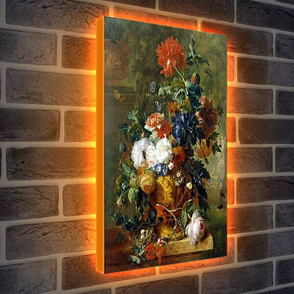 Лайтбокс световая панель - Цветы. Ян ван Хёйсум