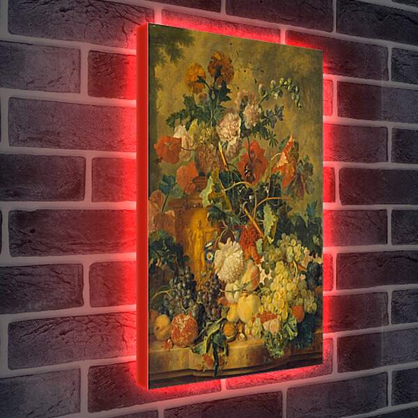 Лайтбокс световая панель - Цветы и плоды. Ян ван Хёйсум