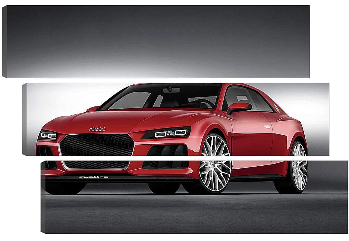 Модульная картина - Красная Audi
