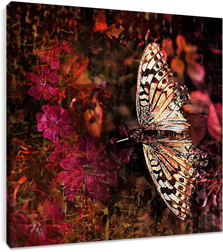 Постер и плакат - Панно с бабочкой